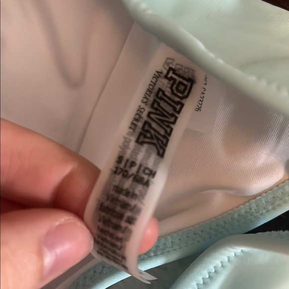 PINK Victoria's Secret Blue and White Bikini - Picture 4 of 4